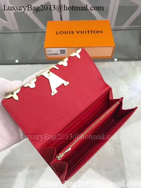 Louis Vuitton CRUISE 2017 CAPUCINES WALLET M64551 Red