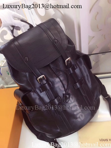 Louis Vuitton Epi Leather CHRISTOPHER PM M50159 Black