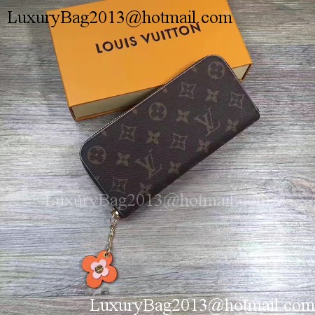 Louis Vuitton Monogram Canvas CLEMENCE WALLET M64201 Orange