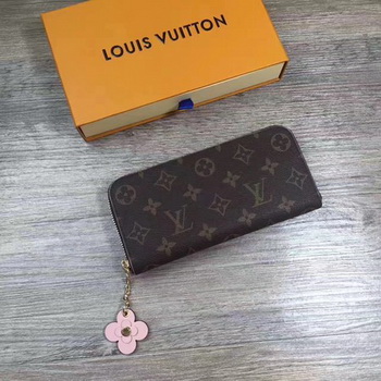 Louis Vuitton Monogram Canvas CLEMENCE WALLET M64201 Pink