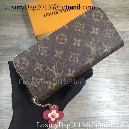 Louis Vuitton Monogram Canvas CLEMENCE WALLET M64201 Red