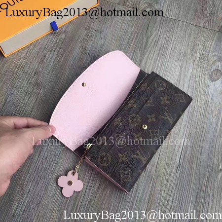 Louis Vuitton Monogram Canvas EMILIE WALLET M64202 Pink