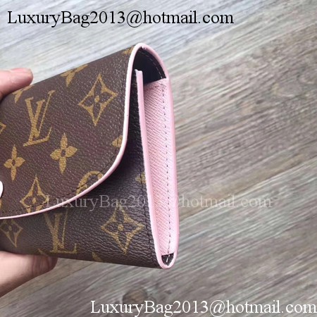 Louis Vuitton Monogram Canvas EMILIE WALLET M64202 Pink