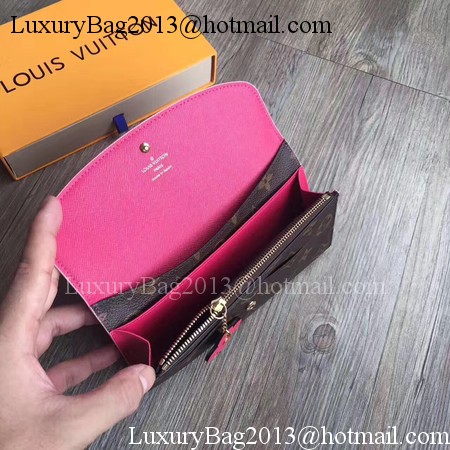 Louis Vuitton Monogram Canvas EMILIE WALLET M64202 Rose