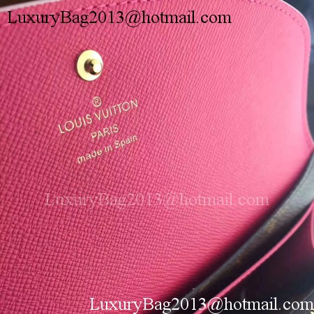 Louis Vuitton Monogram Canvas EMILIE WALLET M64202 Rose