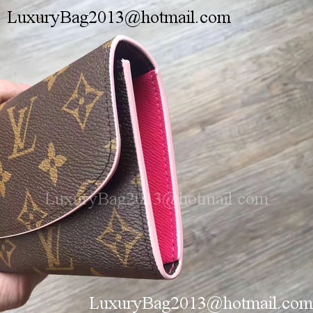 Louis Vuitton Monogram Canvas EMILIE WALLET M64202 Rose