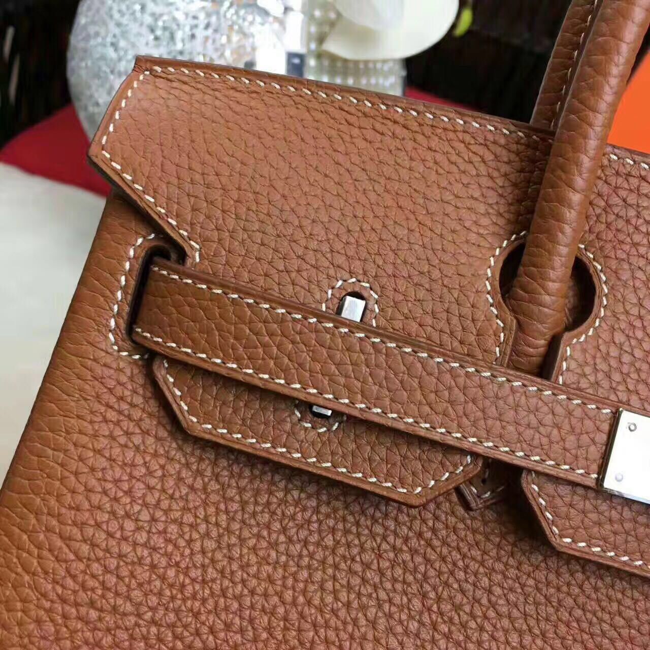 Hermes Birkin Bag Original Leather 17825 Brown