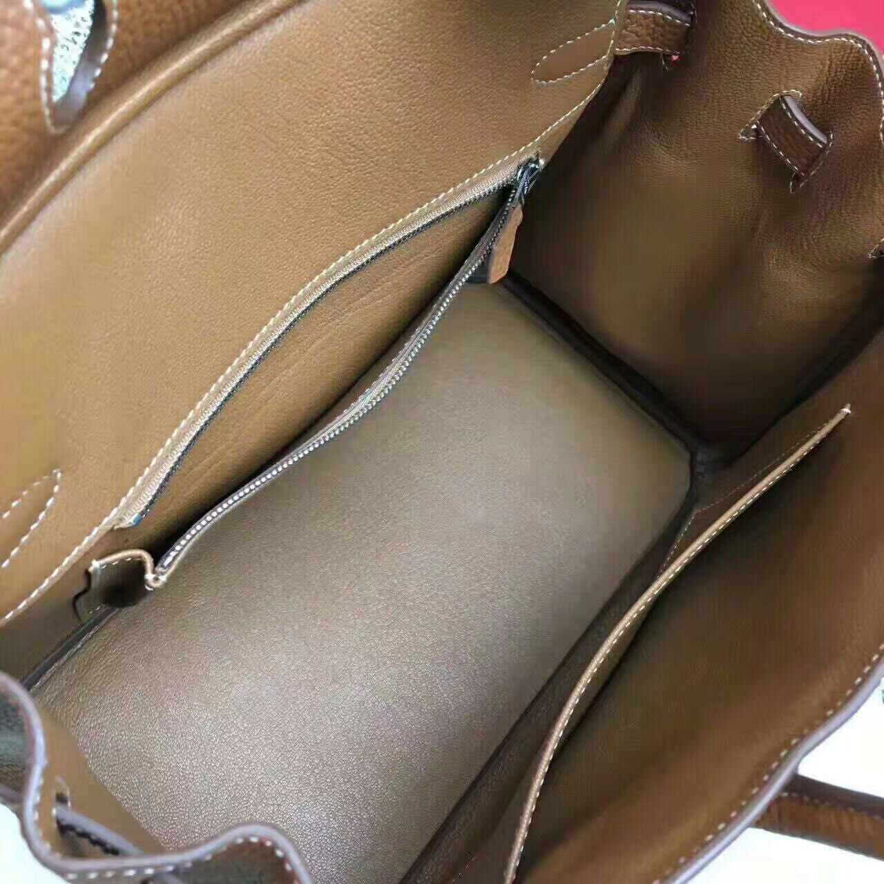 Hermes Birkin Bag Original Leather 17825 Brown