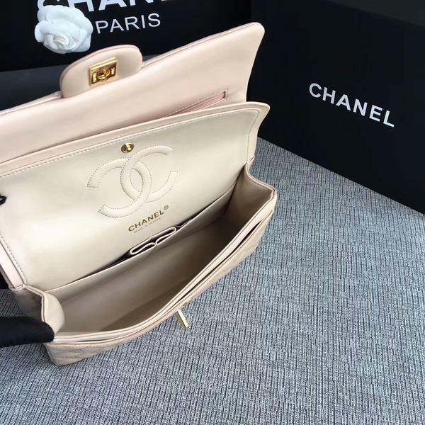 Chanel Flap Shoulder Bags Camel Original Patent Leather CF1112 Gold