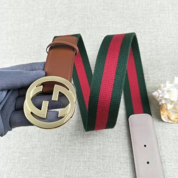 Gucci 40mm Leather Belt GG57560 Wheat