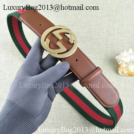 Gucci 40mm Leather Belt GG57560 Wheat