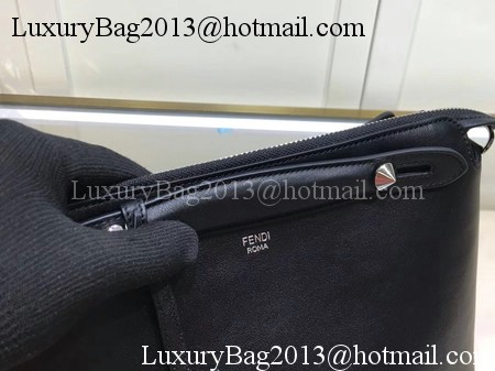 Fendi BY THE WAY Bag Original Calfskin Leather F2689 Black