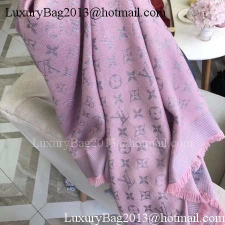 Louis Vuitton MONOGRAM DENIM Scarf M33695 Light Pink