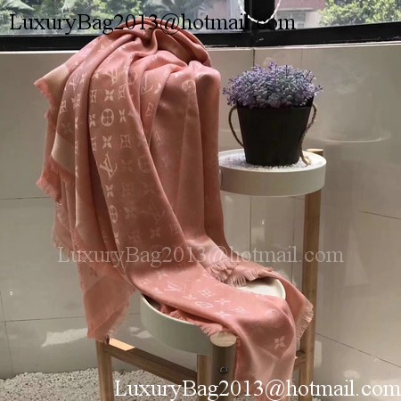 Louis Vuitton MONOGRAM DENIM Scarf M33695 Pink