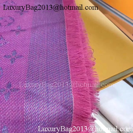 Louis Vuitton MONOGRAM DENIM Scarf M33695 Rose