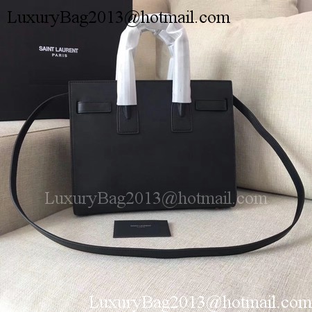 Yves Saint Laurent Classic Sac De Jour Bag Smooth Leather Y398709 Black