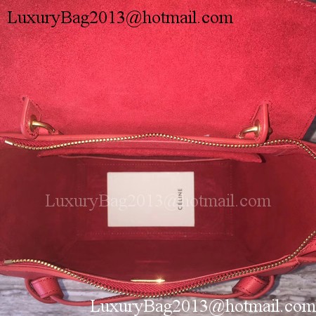 Celine Belt mini Bag Original Leather C98310 Red