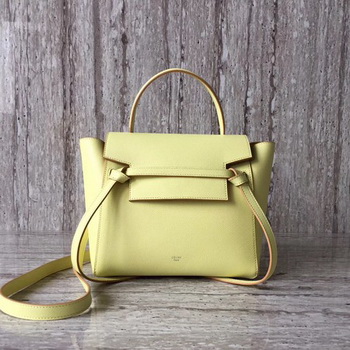 Celine Belt mini Bag Original Leather C98310 Yellow