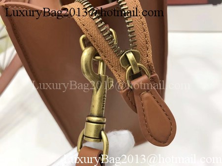 Celine Luggage Nano Tote Bag Original Leather CC3560 Brown