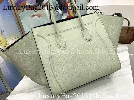 Celine Luggage Phantom Tote Bag Calfskin Leather CT3372 Light Grey