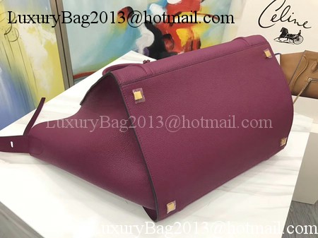 Celine Luggage Phantom Tote Bag Calfskin Leather CT3372 Wine