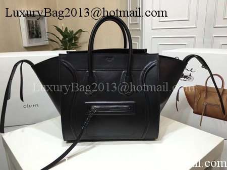 Celine Luggage Phantom Tote Bag Smooth Leather CT3372 Black