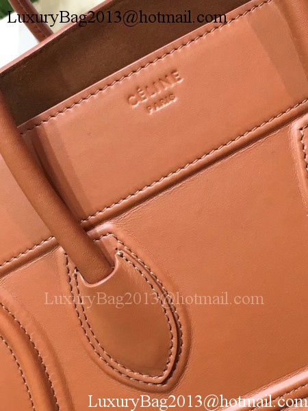 Celine Luggage Phantom Tote Bag Smooth Leather CT3372 Brown