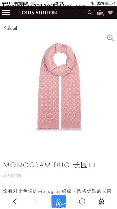 Louis Vuitton Scarf A2361 Pink