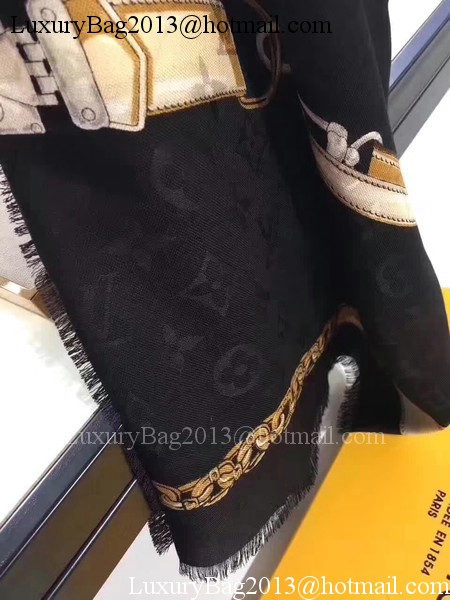 Louis Vuitton Scarf A3256 Black