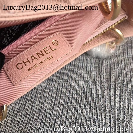 Chanel LE Boy Grand Shopping Tote Bag GST Pink Cannage Pattern A50995 Gold