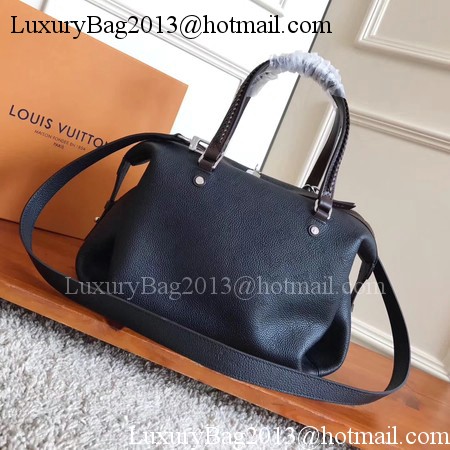 Louis Vuitton Mahina Leather ASTERIA Bag M54672 Black