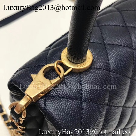 Chanel Classic Top Handle Bag Royal Original Leather A92991 Gold