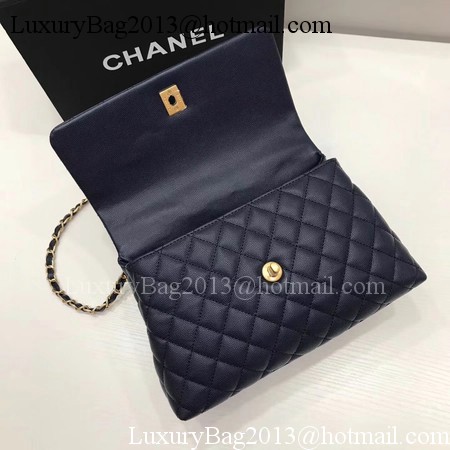 Chanel Classic Top Handle Bag Royal Original Leather A92991 Gold