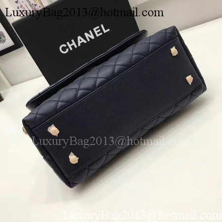 Chanel Classic Top Handle Bag Royal Original Leather A92991 Gold