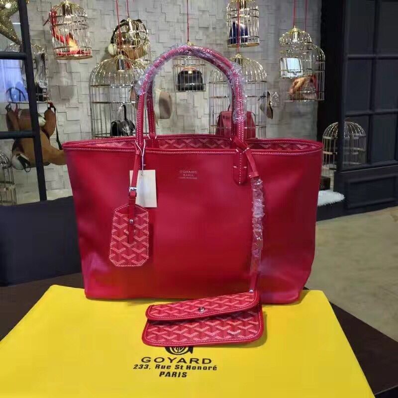 Goyard Y Doodling Calfskin Leather Tote Bag 7901 Pink