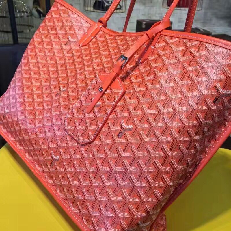 Goyard Y Doodling Calfskin Leather Tote Bag 7901 Red