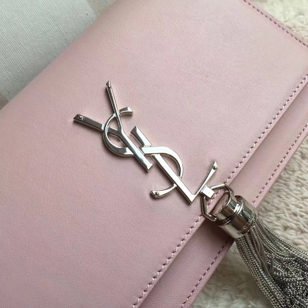 Yves Saint Laurent Leather Cross-body Shoulder Bag Y8011 Pink