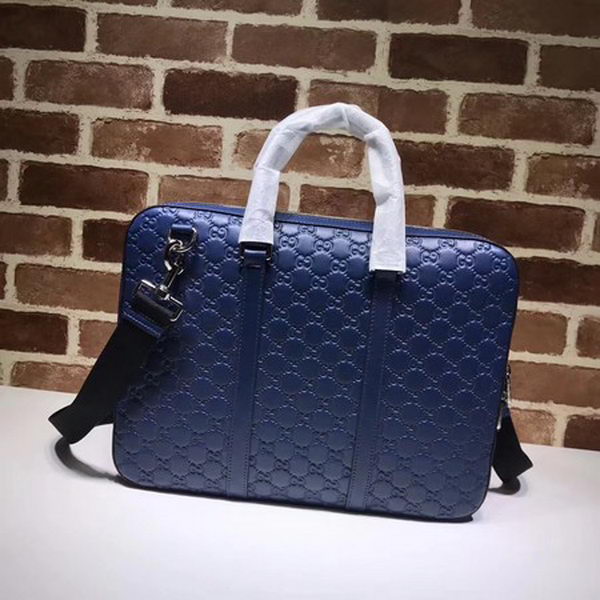 Gucci Signature leather duffle 451169 Blue