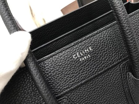 Celine Luggage Micro Tote Bag Original Leather CLY33081M Black