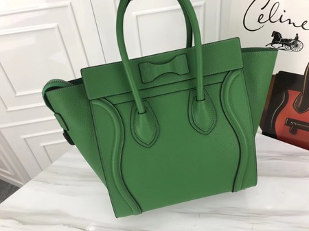 Celine Luggage Micro Tote Bag Original Leather CLY33081M Green