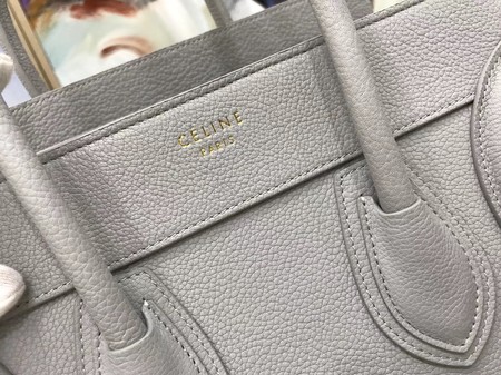 Celine Luggage Micro Tote Bag Original Leather CLY33081M Grey