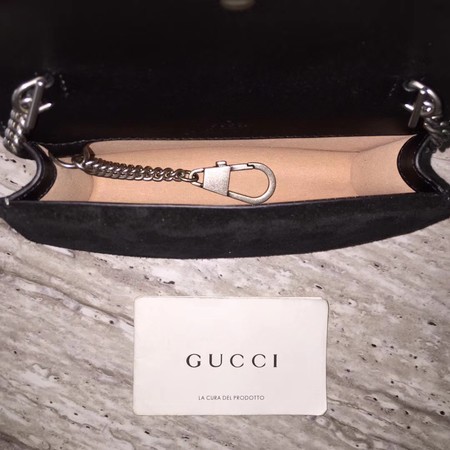 Gucci Dionysus GG Supreme Super mini Bag 476432 Black