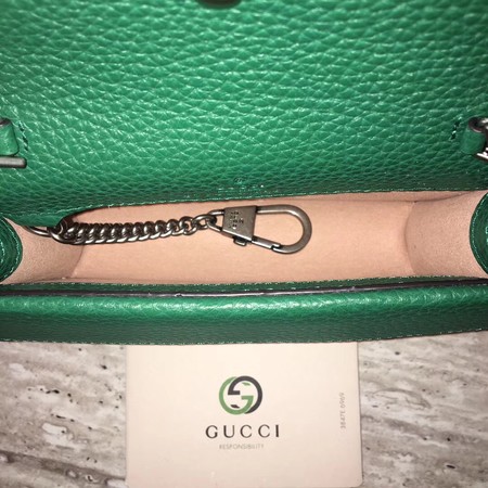 Gucci Dionysus Leather Super mini Bag 476432 Green