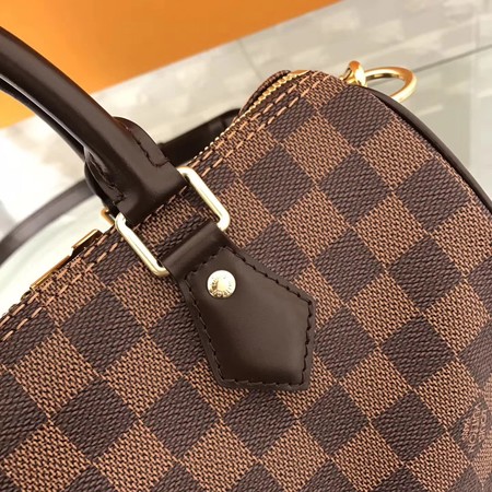 Louis Vuitton Damier Ebene Speedy 25 With Shoulder Strap N41181