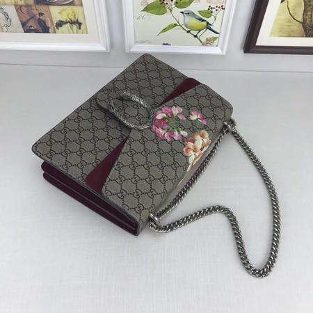 Gucci Dionysus GG Canvas Shoulder Bag 403348 Wine