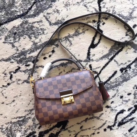 Louis Vuitton Damier Ebene Canvas CROISETTE Bag N53000