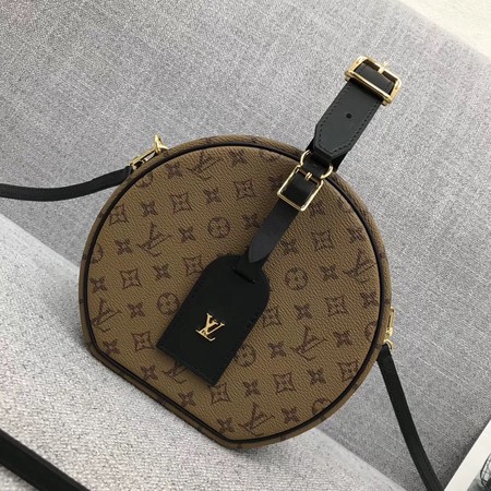 Louis Vuitton Monogram Reverse Canvas PETITE BOITE CHAPEAU M43510