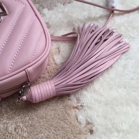 Yves Saint Laurent Monogram Leather Bag Y5804 Pink