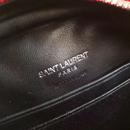 Yves Saint Laurent Monogram Leather Bag Y5804 Red