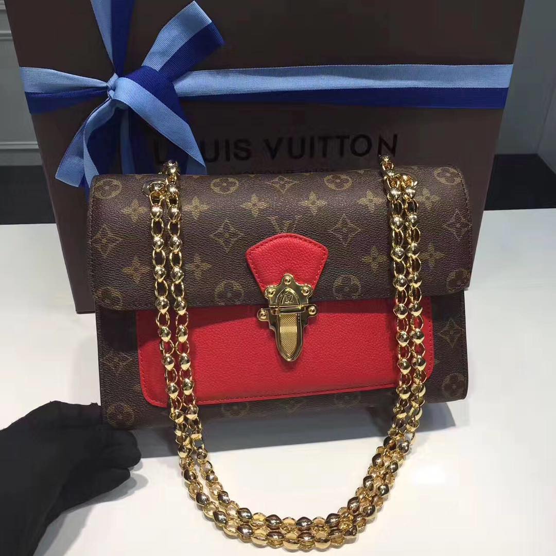 Louis Vuitton Monogram Canvas 41731 Red